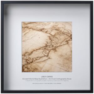 An ancient world map illustration