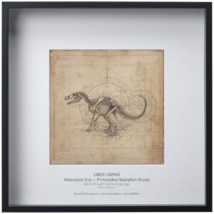 prehistoric illustration art print